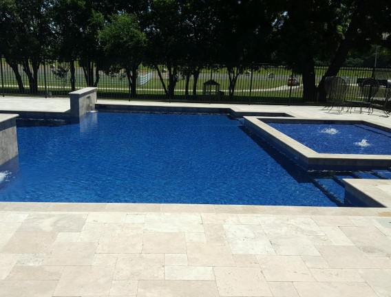 Modern geometric swimming pool - Swimming Pools Service & Repair in Abilene, KS